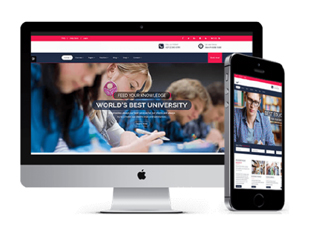 Education Website Template by PrabuDevarajan, Chennai @nettcode