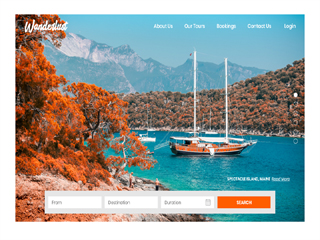 Travel & Tours Website By Rishwa Kamat, Panaji @nettcode